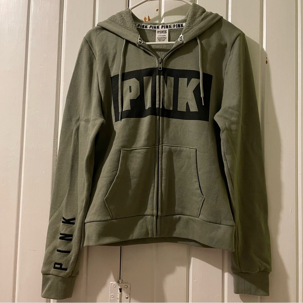 VS. Pink full zip hoodie-small like new